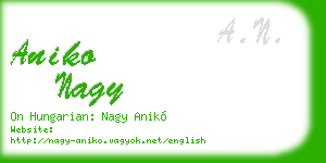 aniko nagy business card